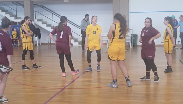 Junior girls basketball team